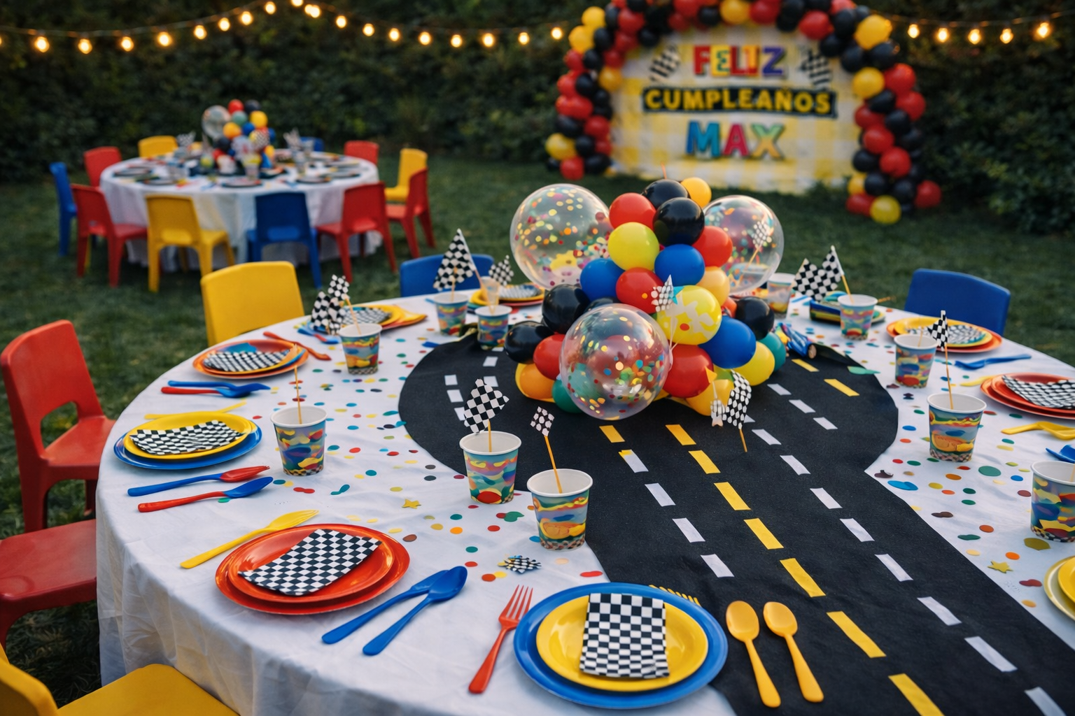 Decoración de fiesta infantil principal