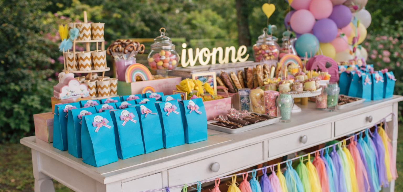 Mesa de dulces decorada