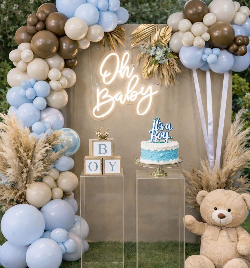 Fiesta con decoración infantil